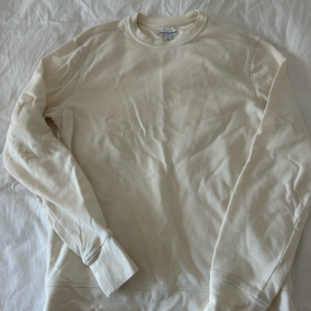Amazon Essentials Men's Crewneck Shirt - Cream